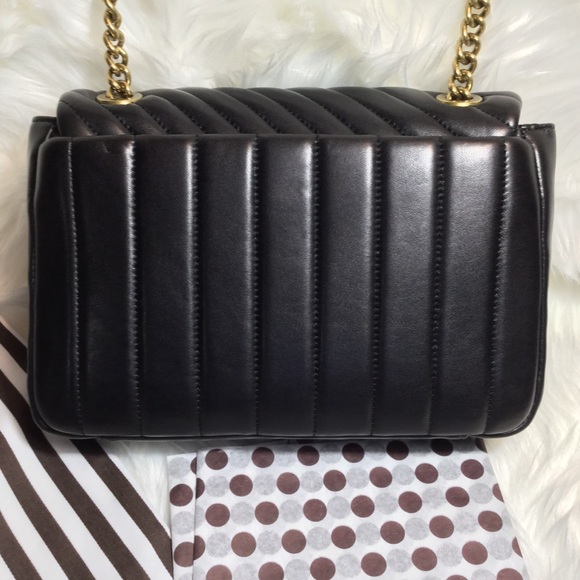 ‼️SOLD‼️Henri Bendel 712 Shoulder Bag 🖤 Leather - Picture 6 of 8
